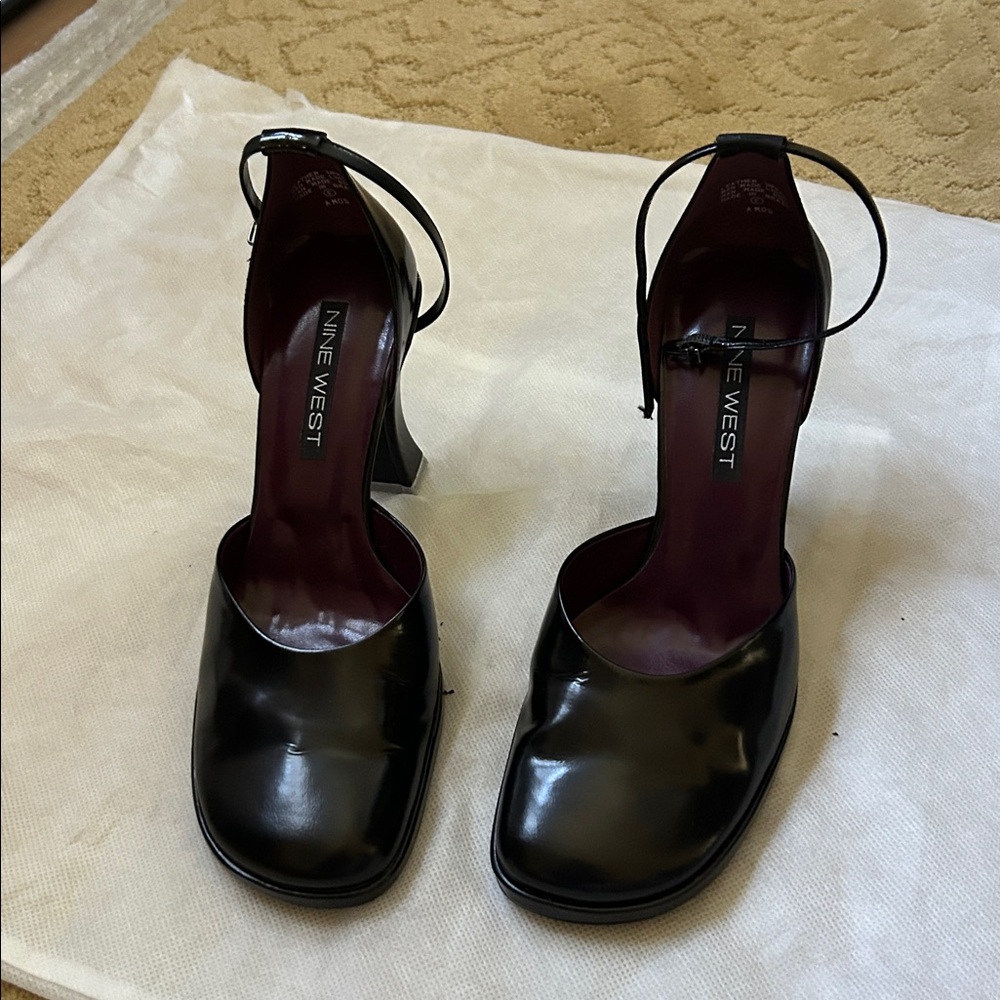 Nine West d’orsay heel with ankle strap 7